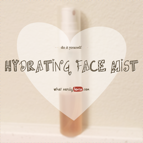 DIY Hydrating Face Mist via www.whatmandyloves.com